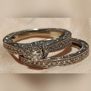 Engagement and Wedding Ring Set
